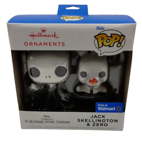 Hallmark Funko Pop Jack Skellington and Zero Nightmare Before Christmas Ornament - Picture 3 of 10